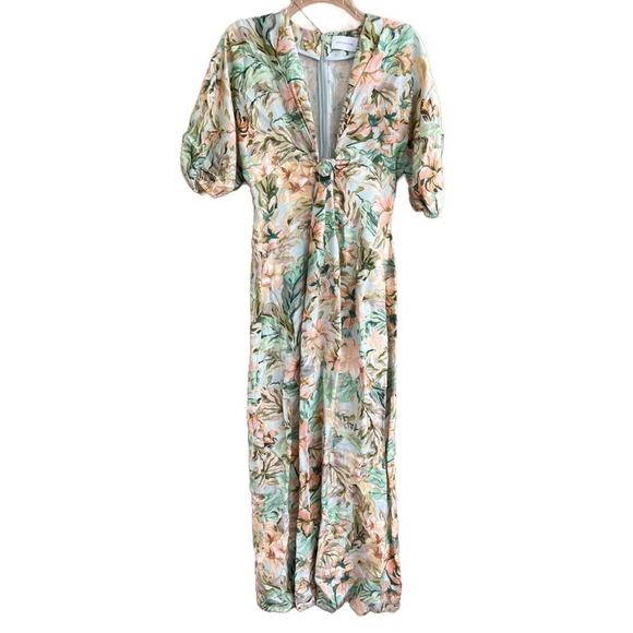 SIGNIFICANT OTHER Floral Linen Maxi Dress - Picture 5 of 9